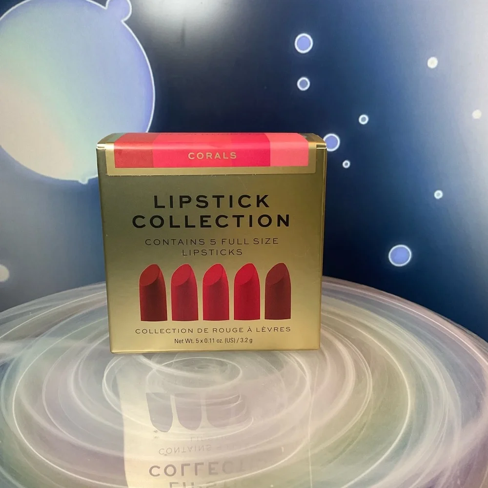 Makeup Revolution ~ 5 Full Size Lipstick Collection ~ Corals